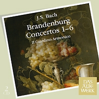 Das Alte Werk Bach Brandenburg Concertos 1-6 (2 CD) артикул 11789d.